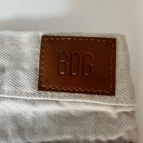 BDG URBAN OUTFITTERS Denim Shorts Natural Cotton Color Size 25 Extra High Rise - Picture 3 of 4